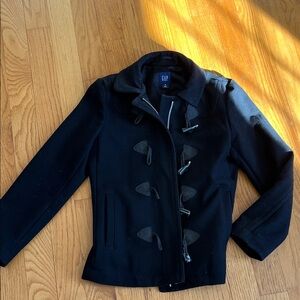 GAP Women's Black Pea Coat